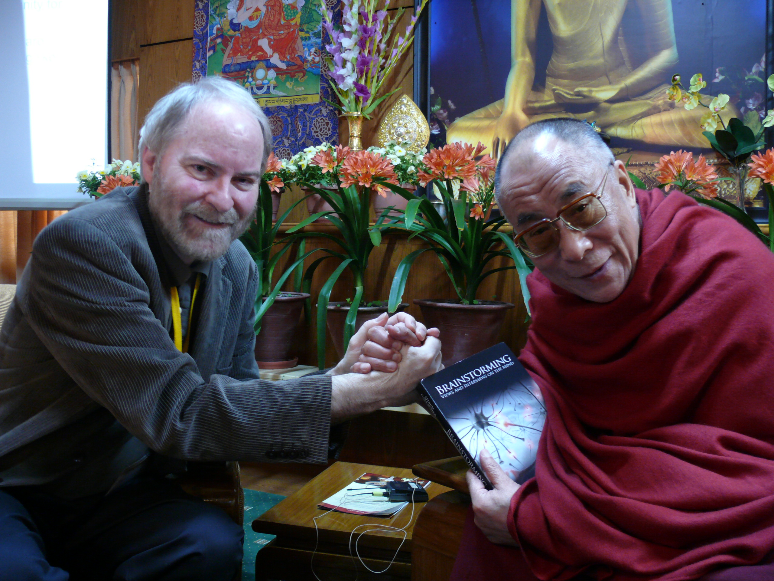 Gallagher and Dalai Lama